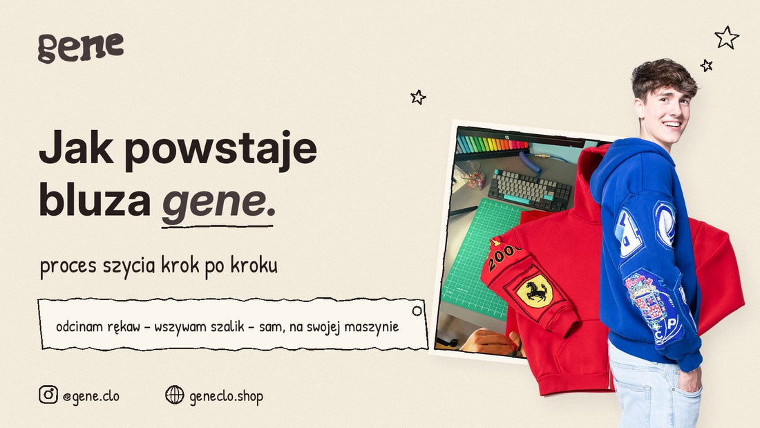 Jak powstaje bluza z szalika? Proces szycia krok po kroku